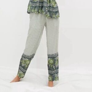 Anthropologie Tiny Boho Floral Pull On Tapered Pajama Pants